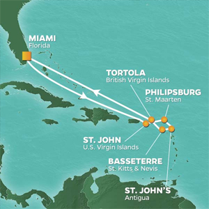 Itinerary Map/Ship Image