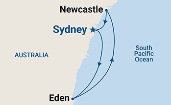 Itinerary Map/Ship Image