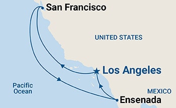Itinerary Map/Ship Image
