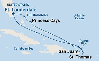 Itinerary Map/Ship Image