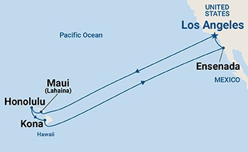 Itinerary Map/Ship Image
