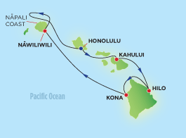 Itinerary Map/Ship Image