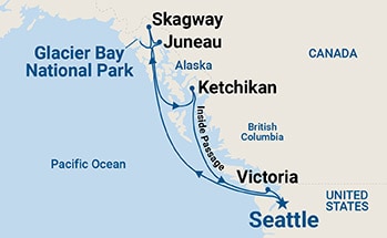 Itinerary Map/Ship Image