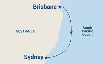 Itinerary Map/Ship Image