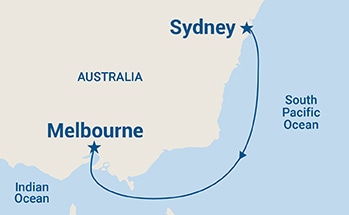 Itinerary Map/Ship Image