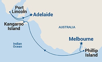 Itinerary Map/Ship Image