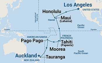 Itinerary Map/Ship Image