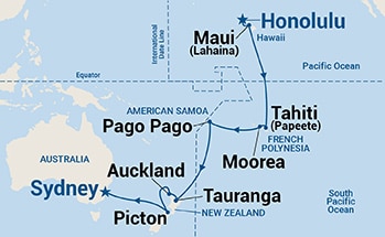 Top 10 Honolulu Cruises to Australia New Zealand 2024 2025