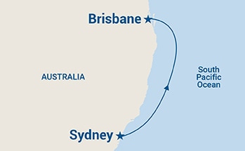Itinerary Map/Ship Image