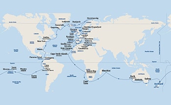 Itinerary Map/Ship Image
