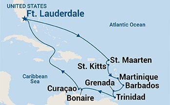 Itinerary Map/Ship Image