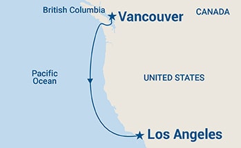 Itinerary Map/Ship Image