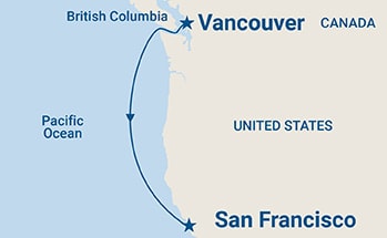 Itinerary Map/Ship Image