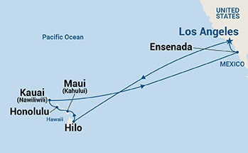 Itinerary Map/Ship Image