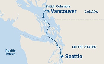 Itinerary Map/Ship Image