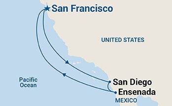 Itinerary Map/Ship Image