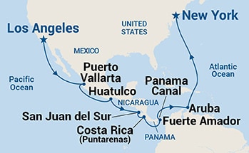 Itinerary Map/Ship Image