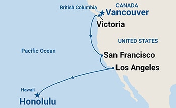 Itinerary Map/Ship Image
