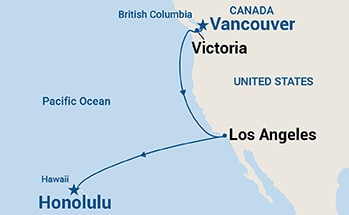 Itinerary Map/Ship Image