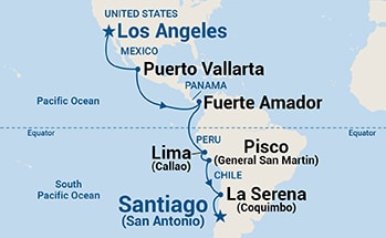 Itinerary Map/Ship Image