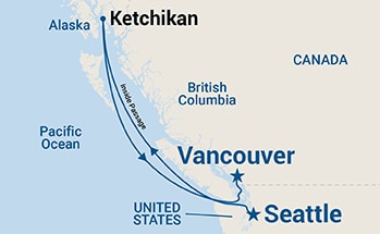Itinerary Map/Ship Image