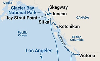 Itinerary Map/Ship Image