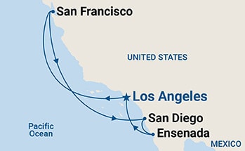 Itinerary Map/Ship Image