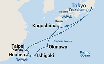 Itinerary Map/Ship Image