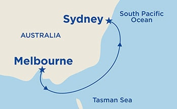 Itinerary Map/Ship Image