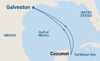 Itinerary Map/Ship Image