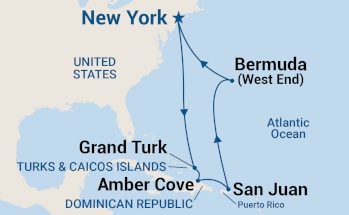 Itinerary Map/Ship Image