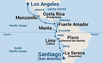 Itinerary Map/Ship Image