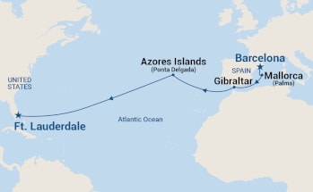 Itinerary Map/Ship Image