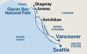 Itinerary Map/Ship Image