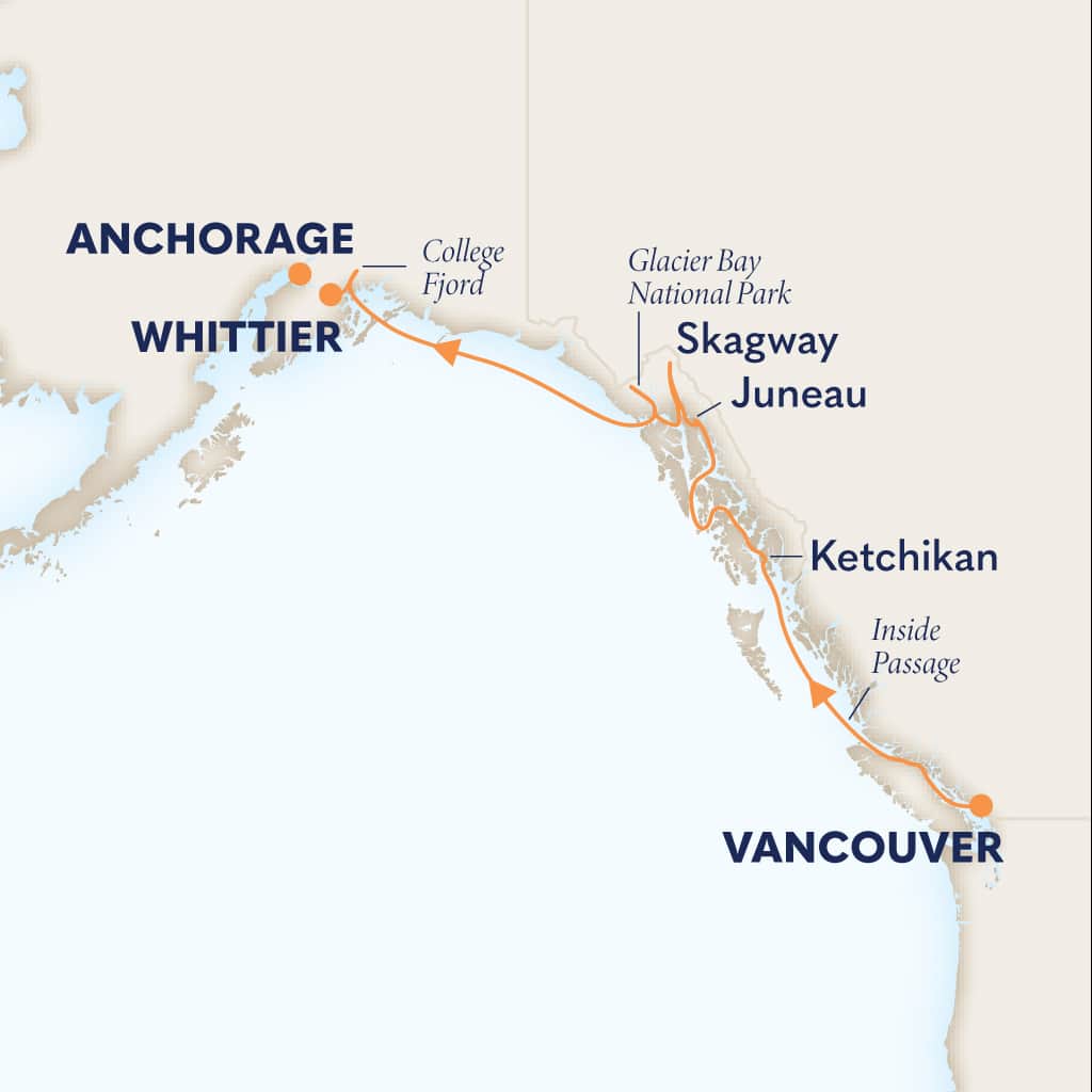 Itinerary Map/Ship Image