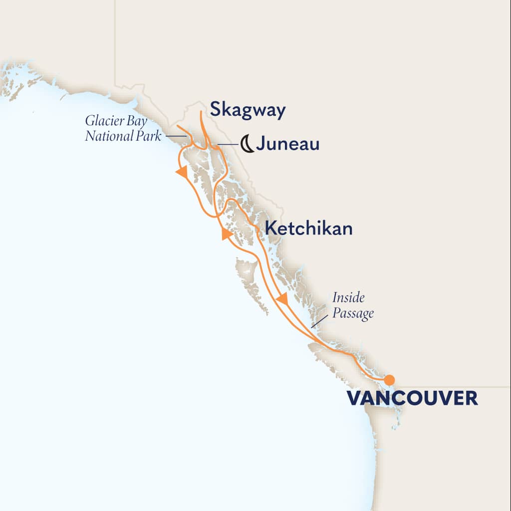Itinerary Map/Ship Image