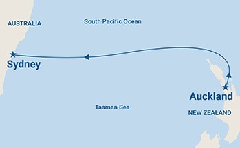 Itinerary Map/Ship Image