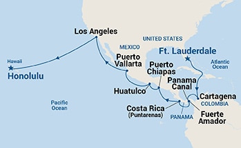 Itinerary Map/Ship Image