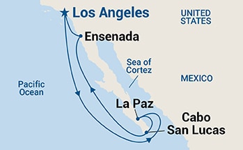 Itinerary Map/Ship Image