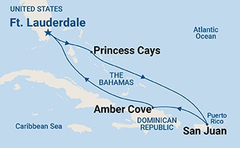 Itinerary Map/Ship Image