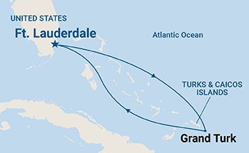 Itinerary Map/Ship Image