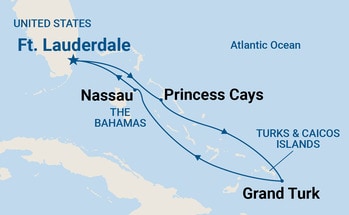 Itinerary Map/Ship Image