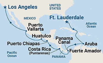 Itinerary Map/Ship Image