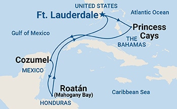 Itinerary Map/Ship Image