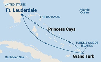 Itinerary Map/Ship Image