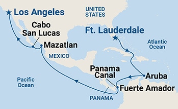 Itinerary Map/Ship Image