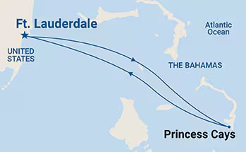 Itinerary Map/Ship Image