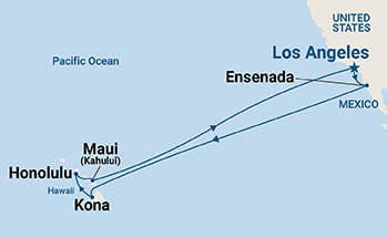 Itinerary Map/Ship Image
