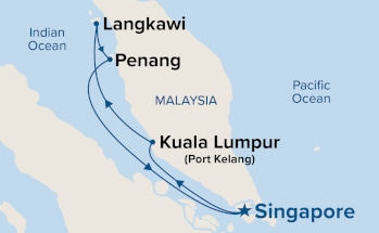 Itinerary Map/Ship Image