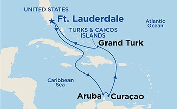 Itinerary Map/Ship Image